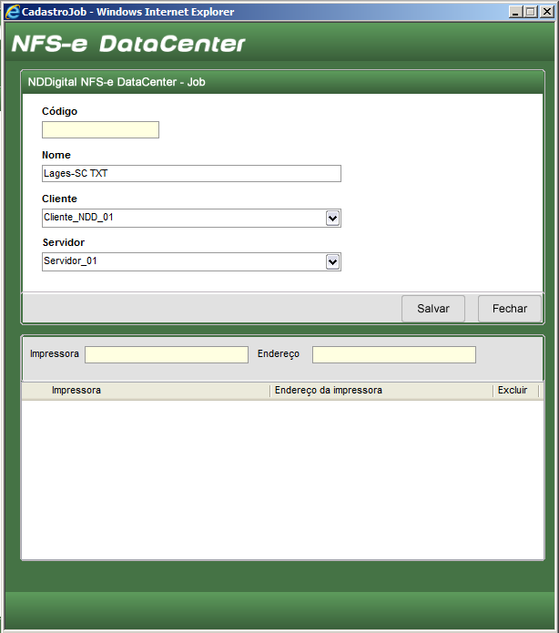 21-DataCenter_Job cadastrado