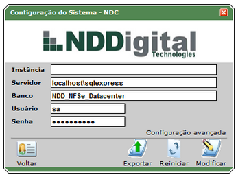 ConfigDataCenter5_Configurações do NFSe
