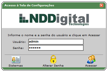 ConfigDataCenter2_Login do NFSe