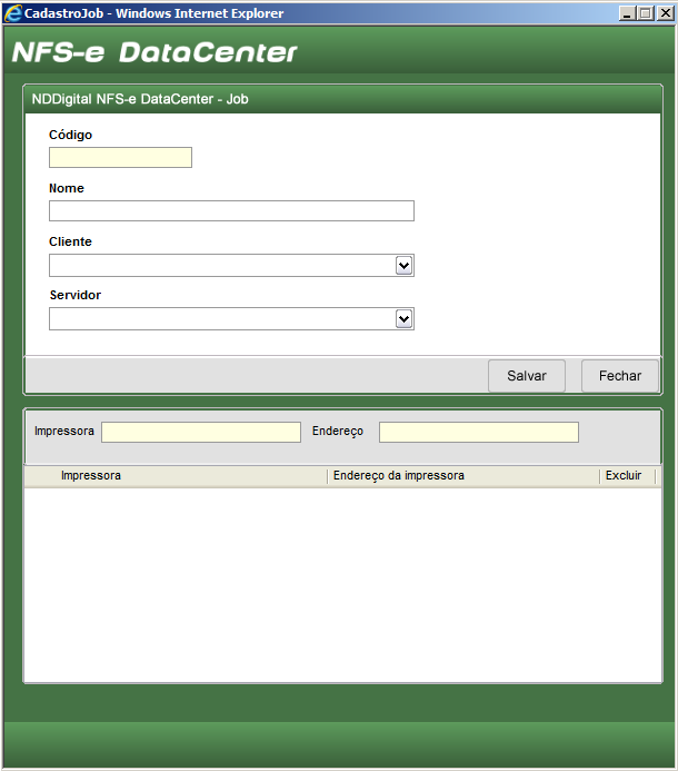 20-DataCenter_Adicionar cadastro de Job