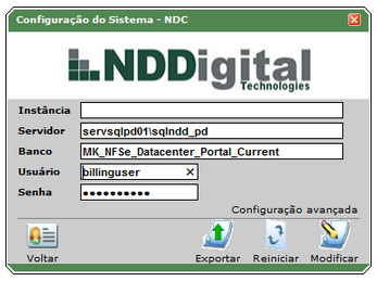 ConfigDataCenter3_Configurações do NFSe