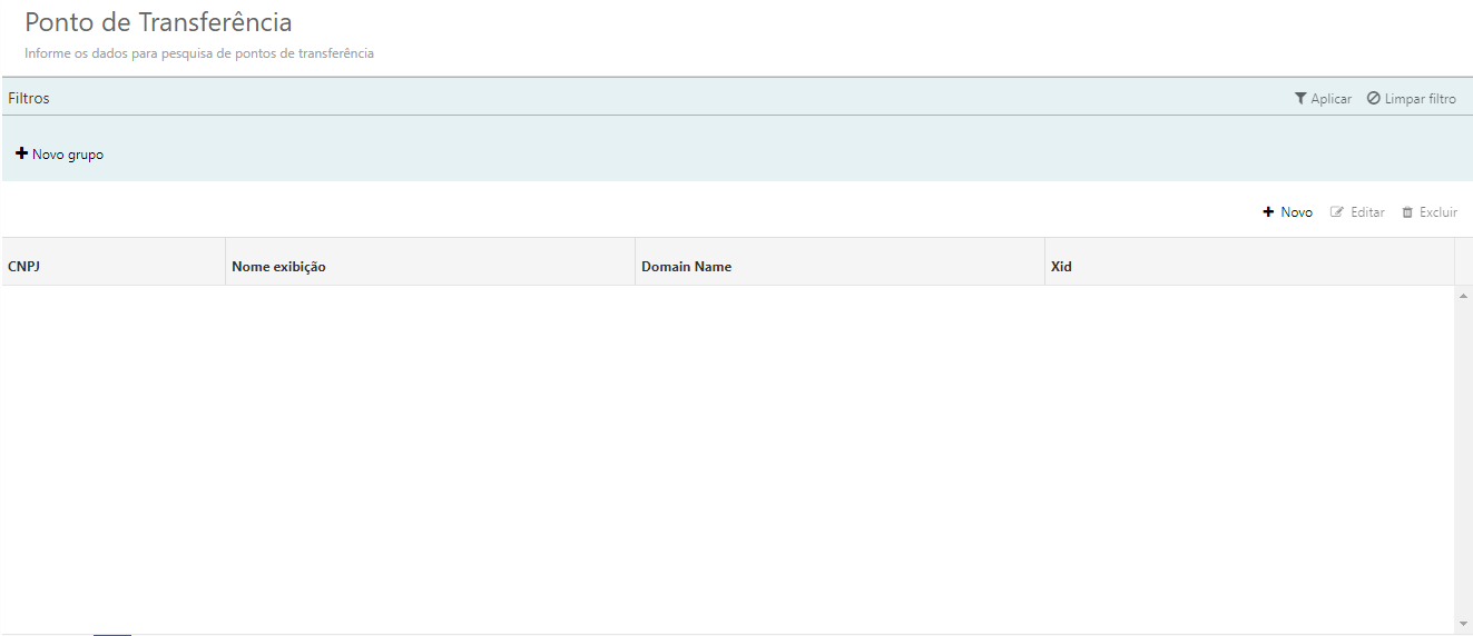 CadastroPontoTransferencia_GradeInicial