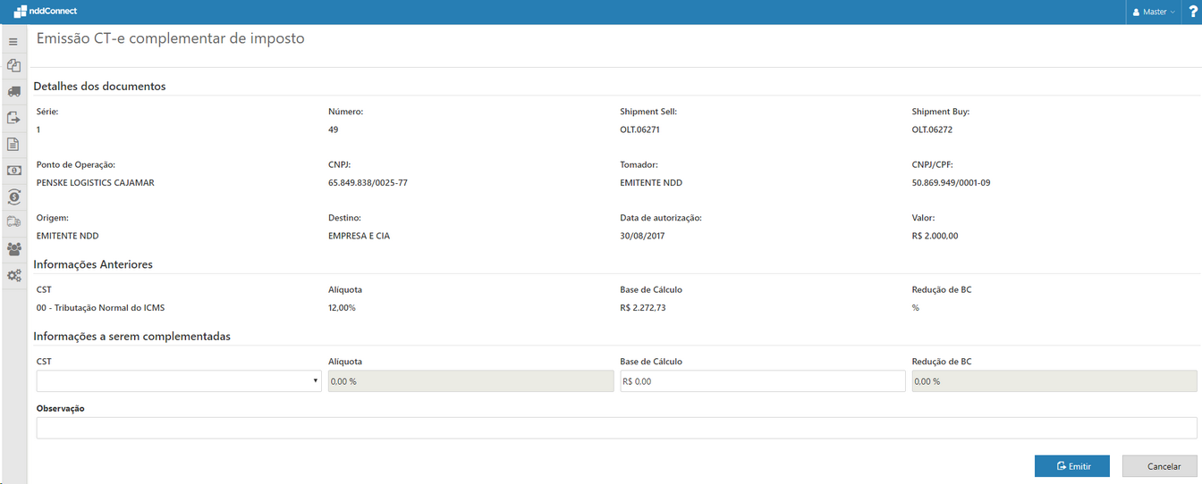 emissao_ctecomplementar_imposto_zoom70