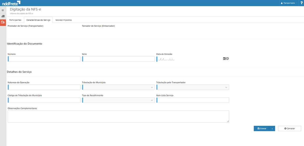 nfse caracteristicas